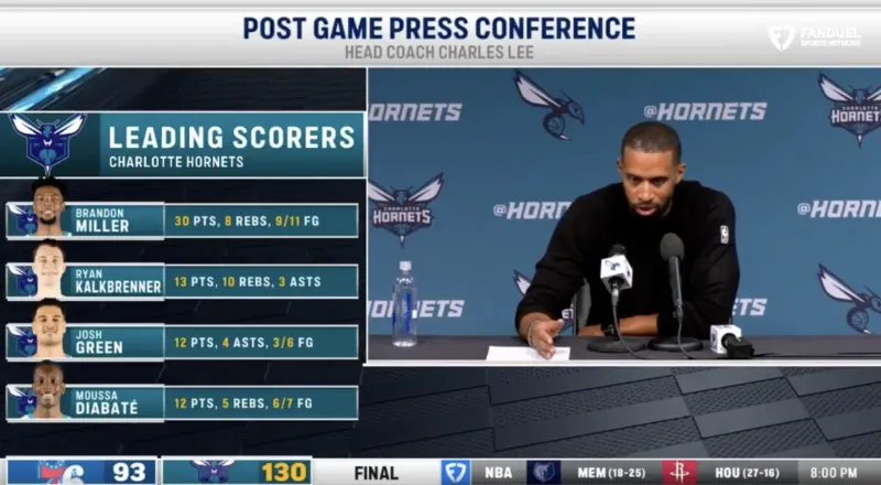 查尔斯-李谈球队:球队的进攻因流畅的传导球而持续被激活